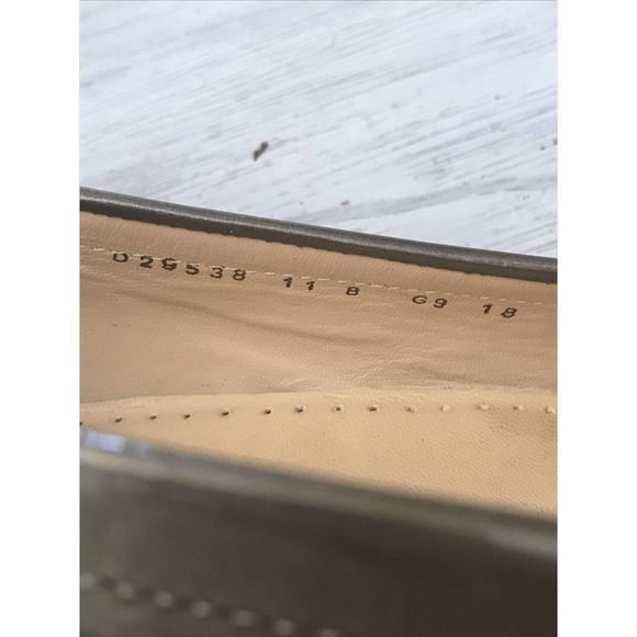 Cole Haan Soft Gold Patent Leather Penny Loafer Mens Sz 11 D29538 - Picture 12 of 12